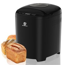 SUPERLEX 11-in-1 Bread Maker Auto Compact Dough Machine Nonstick, Viewing Window