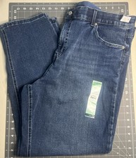 NEW Terra  Sky Women's Plus Size 22W Straight High Rise Jeans Celeste Wash