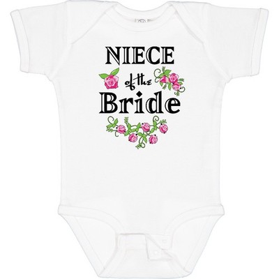 Inktastic Niece Of The Bride Roses Baby Bodysuit Wedding Bridesmaid Flowers