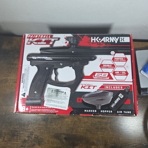 HK Army SABR Paintball Kit - Tank -  Hoper - marker (Open Box) See Pictures