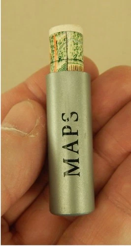 Vintage 1964 Hasbro GI Joe #7517 Command Post Silver Map Case & Map C8