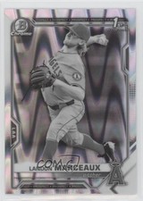 2021 Bowman Draft Chrome Black & White RayWave Refractor Landon Marceaux 0ji1