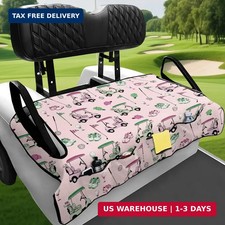Golf Cart Seat Covers with Pockets Non Slip Golf Cart Seat Towel Blanket Golf A