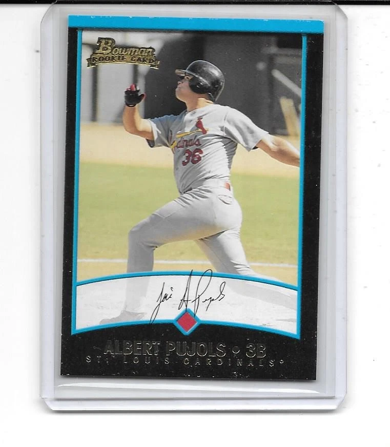 Bowman Albert Pujols Rookie Baseball Sports Trading Cards