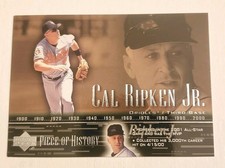 2002 Upper Deck Piece of History Cal Ripken Jr. #16