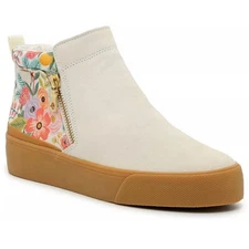 Keds x Rifle Paper Co Cooper Suede Garden Party Floral High Top Sneakers Size 10