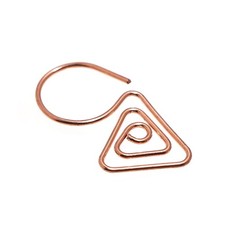 40 Pcs 25X14mm Earring Finding Copper Plated EarWire Components