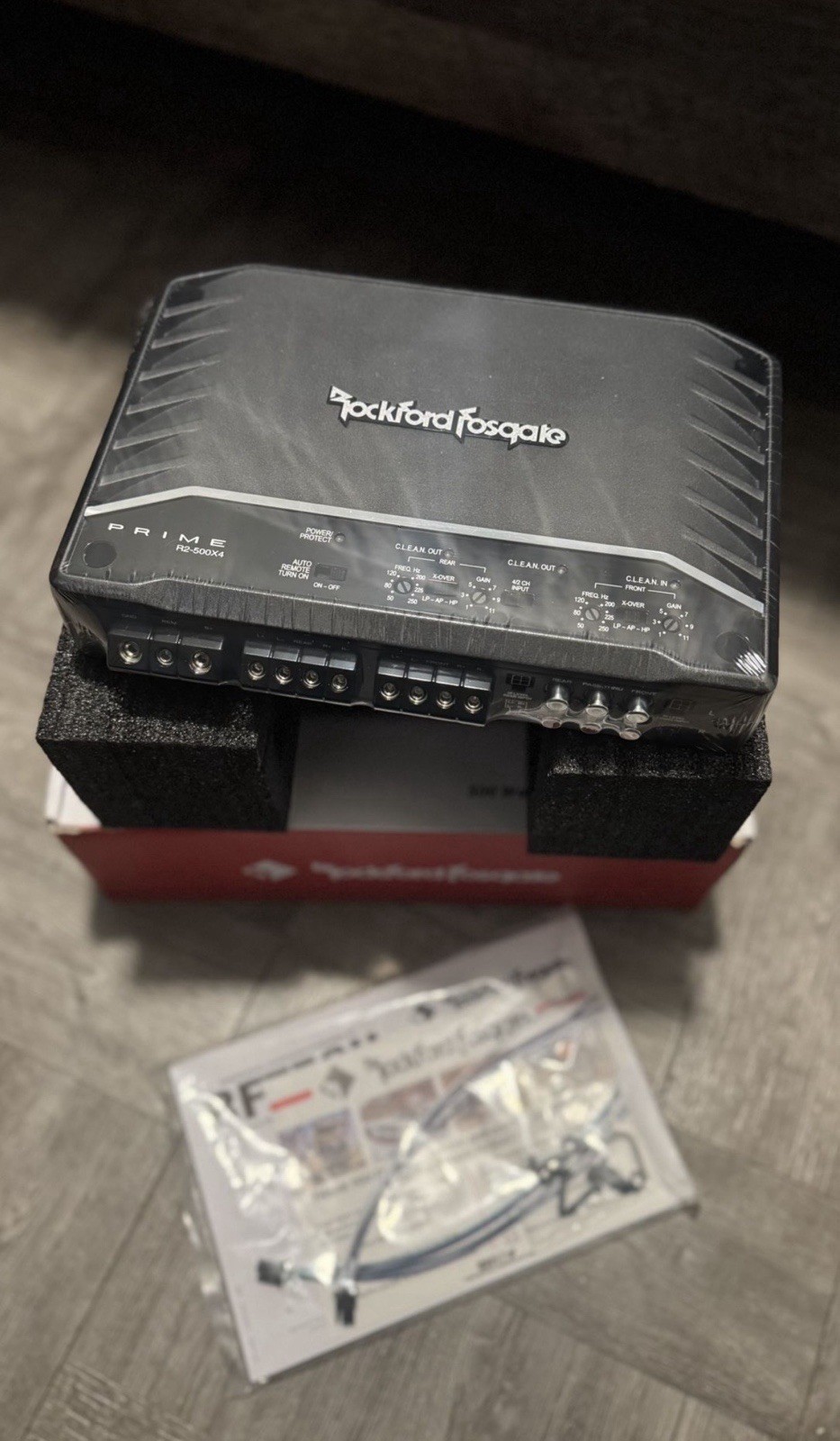 Rockford Fosgate R2-500X4 500W RMS 4-Channel Car Audio Ampli