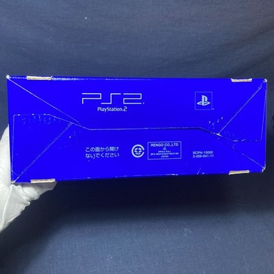 Sony PlayStation2 PS2 SCPH-15000 Launch Model Blue Box Console Set