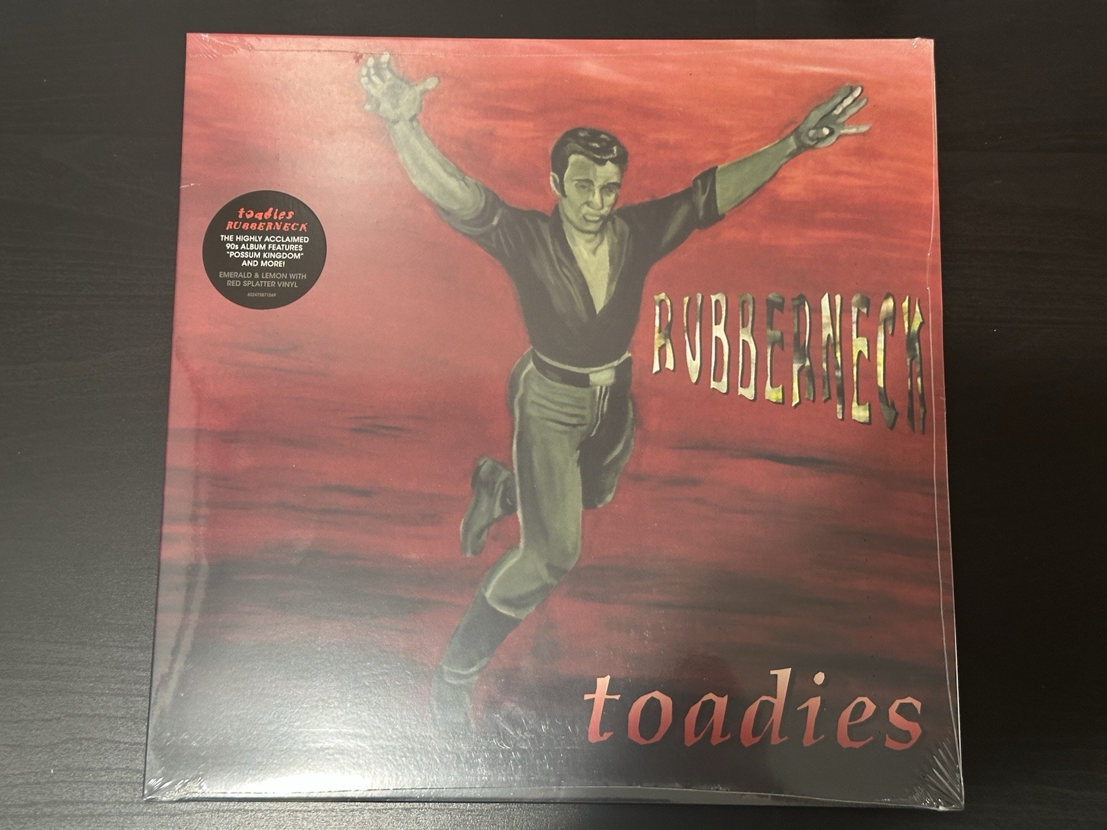 Toadies Rubberneck Emerald and Lemon w Red Splatter Vinyl LP New Sealed Record