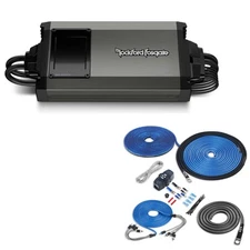 Rockford Fosgate M5-800X4 M5-Series 4-channel Marine Amplifier w/ Amp Kit