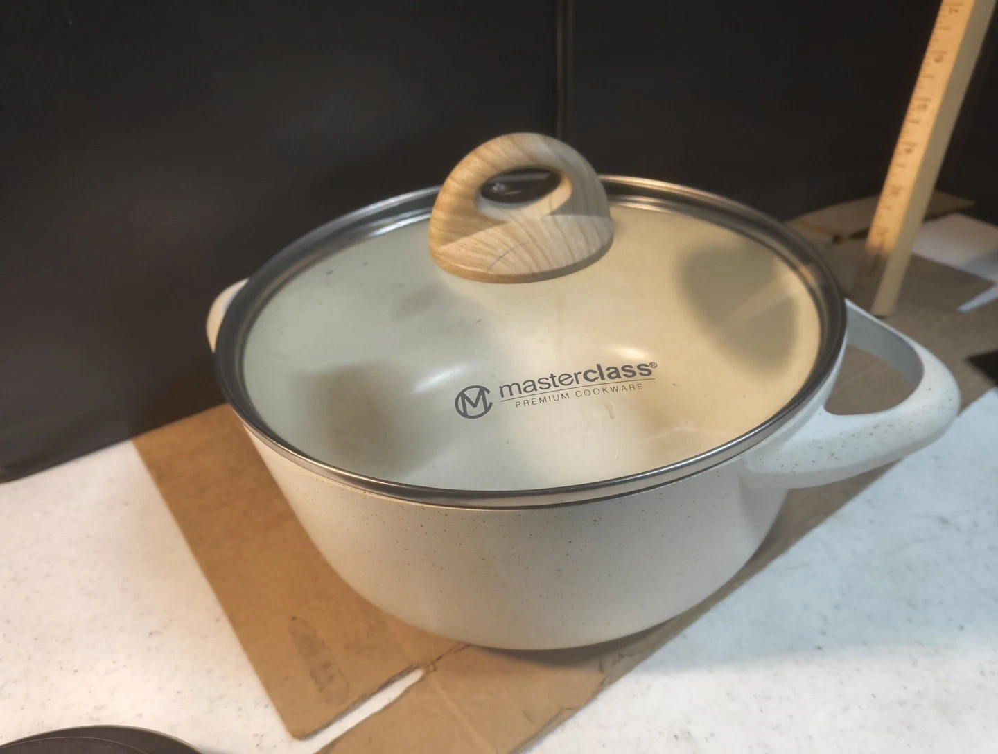 Masterclass Premium Cookware Collection 10" Casserole Pan/Pot With Lid