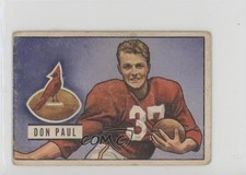 1951 Bowman Don Paul Don R Paul #30 Rookie RC 7bt