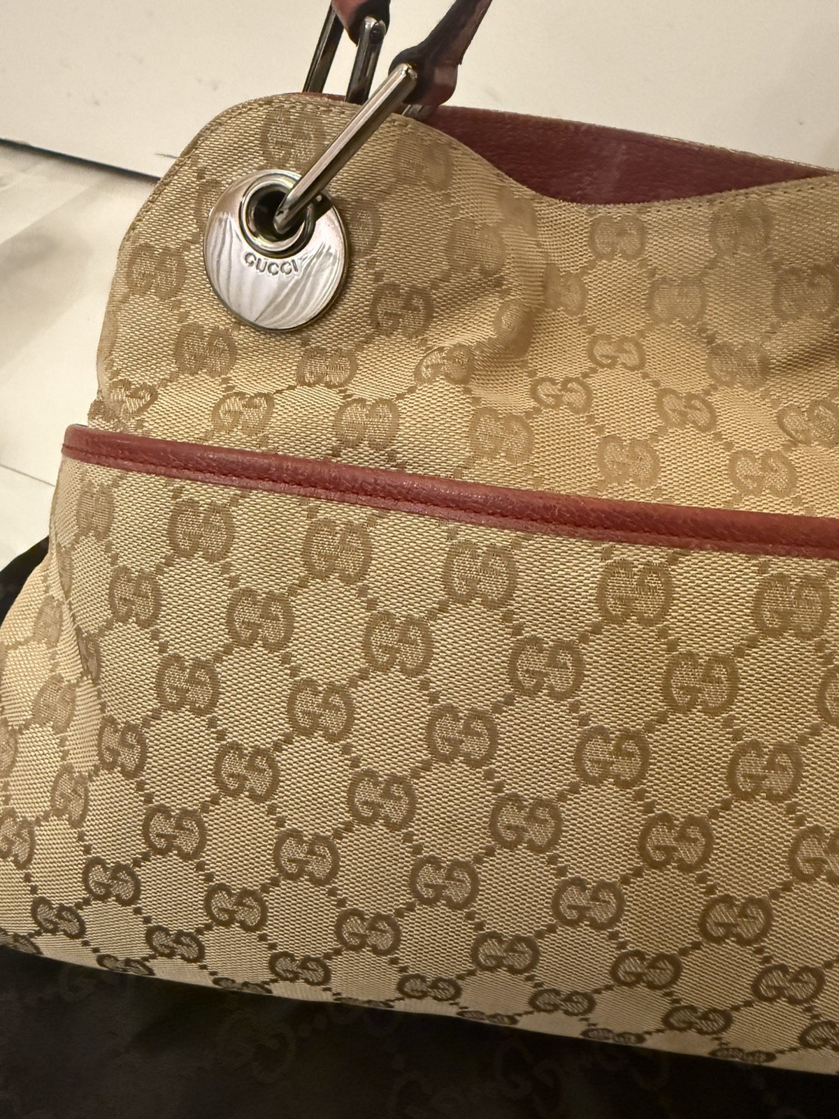Authentic Vintage Gucci Eclipse Shoulder Bag - image 3