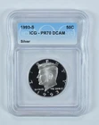 1993-S Kennedy Half Dollar Silver PR70 DCAM ICG *0051