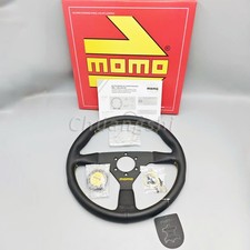 Oem Momo Prototipo Yellow Edition 350mm Steering Wheel Leather P5 Italy New