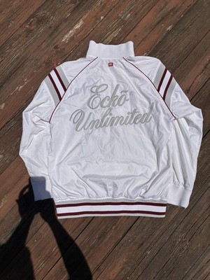 Y2k Grunge Zumiez Ecko Unltd Polyester Windbreaker Jacket Men's M Full Zip