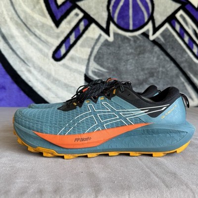 Size 11.5 - Asics GEL-Trabuco 13 Blue Orange Athletic Sneakers 1011B973
