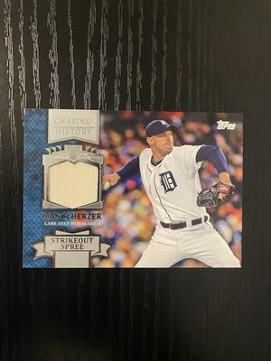 2013 Topps - Chasing History Relic Max Scherzer #CHR-MS (MEM)