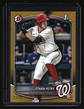 2025 Bowman Draft Ethan Petry Gold Border #/50