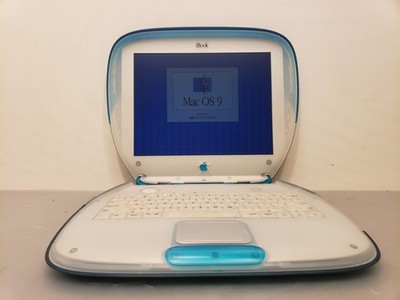 ジャンク品 iBook アイブック apple M2453 クラムシェル ブルー Vintage Apple iBook G3 Clamshell Indigo Blue Blueberry M2453