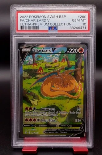 PSA 10 Charizard V SWSH260 Sword & Shield Ultra Premium Collection Promo Pokemon