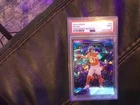 2024 Bo Nix PRIZM Fireworks-Blue Ice #23 PSA 9