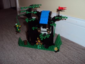 LEGO 6054 LegoLand Castle Forestmen's Hideout Complete Inner Box & 2 Manuals