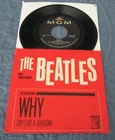 The Beatles-Why/Cry For A Shadow-Vinyl 45 w/Title Sleeve - Near Mint Minus