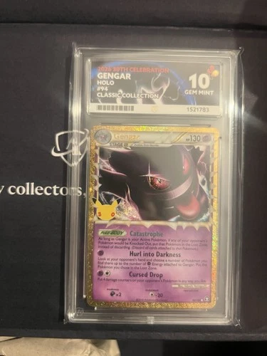 Pokémon 30th Anniversary Gengar Prime 94/102 Ace 10 Perfect Grade
