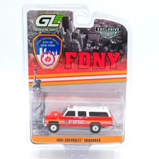 Greenlight 1991 Chevrolet Suburban FDNY Battalion Chief 1:64 Diecast