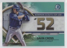 2023 Bowman Scouts Top 100 Aqua Refractor 67/125 Gavin Cross #BTP-52 0v33