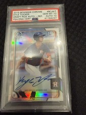 2015 Bowman Chrome Refractor Kyle Tucker ROOKIE RC Auto PSA 10