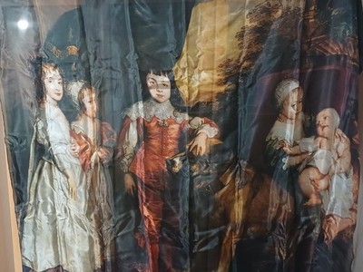 Seidentuch Porträt von Anthony van Dyck - Die fünf ältesten Kinder Karls I.