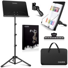 Height Adjustable Sheet Music Stand with Desktop Stand