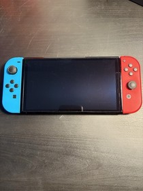Nintendo Switch OLED Model HEG-001 Handheld Console - 64GB - Black/Neon Red/Neon