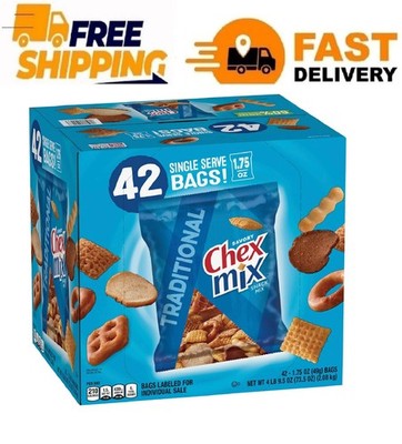 Chex Mix Traditional Savory Snack Mix, 1.75 oz., 42 pk.