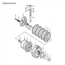 Mutt GT-SS 250 EU4 2019 - 2020 Kupplungsschubstange Ref Nr.18