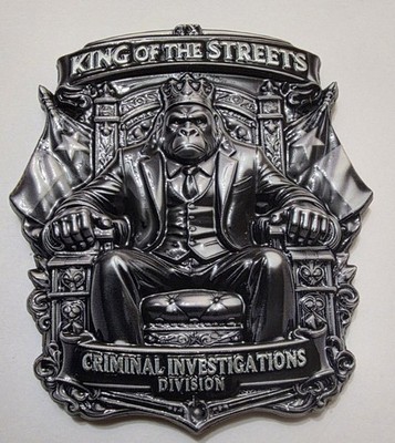 Texas Hwy Patrol King Of The Streets Criminal Investigations Challenge Coin