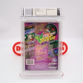 Sega Saturn Game VIRTUAL OPEN TENNIS - WATA GRADED 9.4 A+! NEW & Factory Sealed!