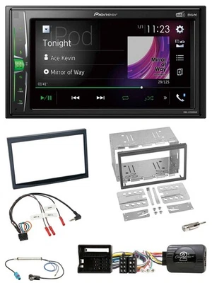 Pioneer 2DIN Lenkrad DAB USB Bluetooth Autoradio für Peugeot 307 2006-2009 - Bild 1 von 4