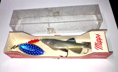 Mepps Rare Aglia Killer Minnow Spinner Northern Pike Musky Lure France #4 Comet