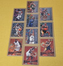 Fleer Metal 1996-97 NBA Basketball Card Lot 10 Cards Dynamic Nuts & Bolts Inser…