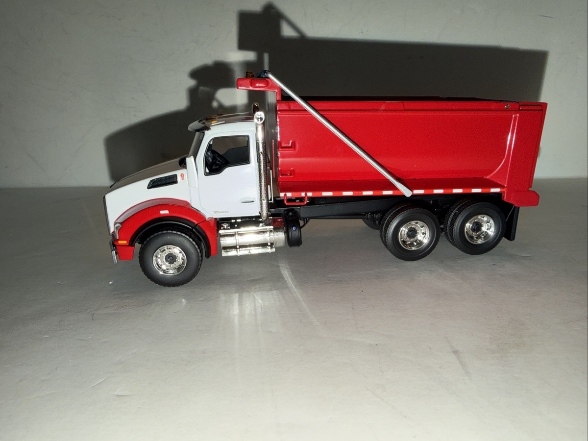 KENWORTH T880 Dump Truck FIRST GEAR 1:50 RED & WHITE | eBay