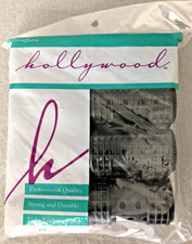 1 Pack Hollywood Bouffant Snap-Around Magnetic Rollers Professional Quality 454