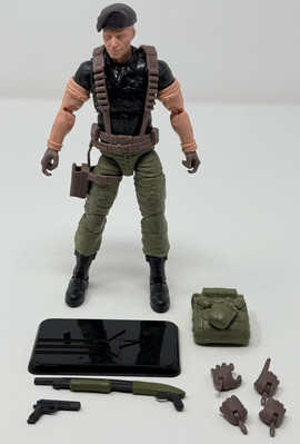 2025 Hasbro GI Joe Classified Series RETRO Flint Testshot/Prototype 6  (B)