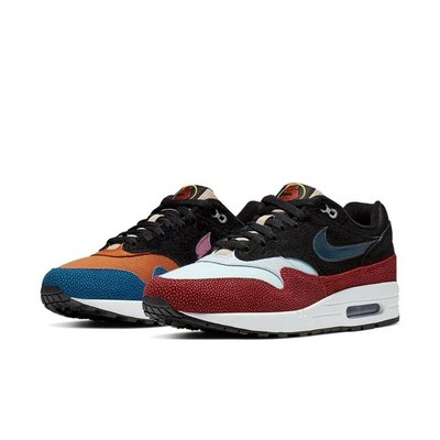 Men's Nike Air Max 1 Premium De'Aaron Fox Swipa Black Cinder CJ9746 001 Sz 9.5