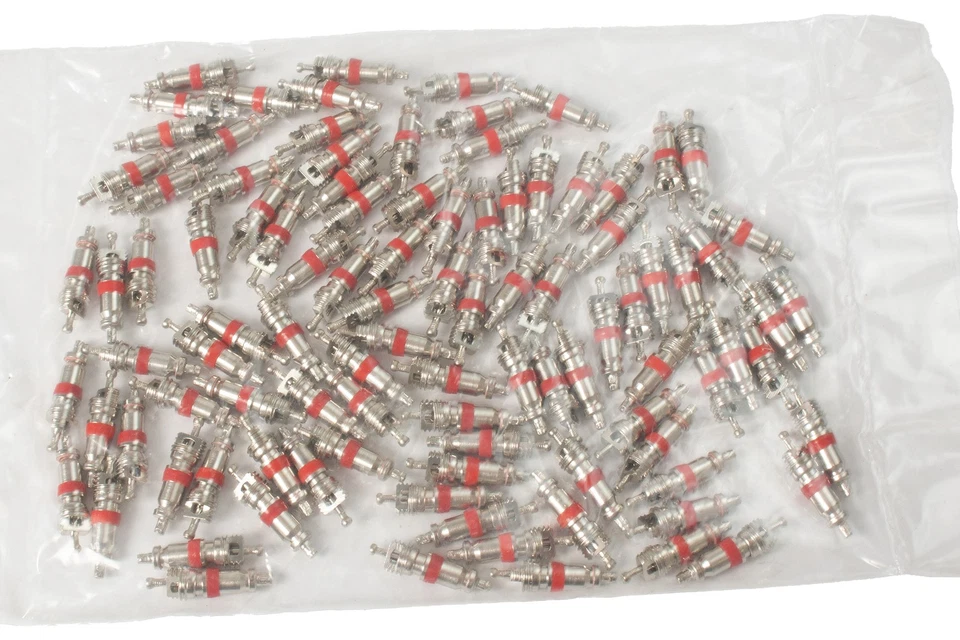 Núcleo de válvula TPMS niquelado Schrader 100 piezas apto para Hyundai Santa Fe 20055 2015-17 Foto 2 de 4