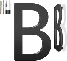 3" 4" 5" 6" 8" 10" 12" Floating Metal Letters for Outdoor Signs, House Numbers f