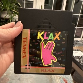 KLAX &mdash; NES Nintendo Original Aut&eacute;ntico Juego de Puzzle Tengen PROBADO CON Estuche AC BONITO